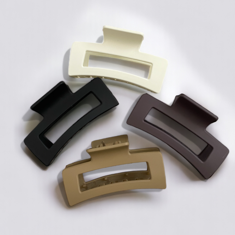 Square Claw Clips 4 Pack